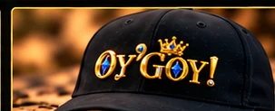 Black OY GOY! embroidered cap