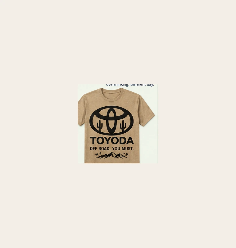 Illustrated T-shirt concept preview — Toyoda Off Road